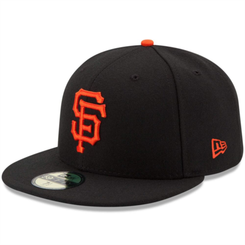Mens New Era Black San Francisco Giants Game Authentic Collection On-Field 59FIFTY Fitted Hat