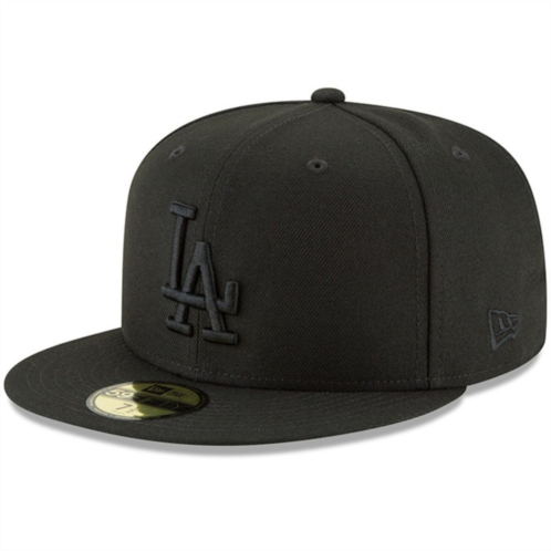 Mens New Era Black Los Angeles Dodgers Primary Logo Basic 59FIFTY Fitted Hat