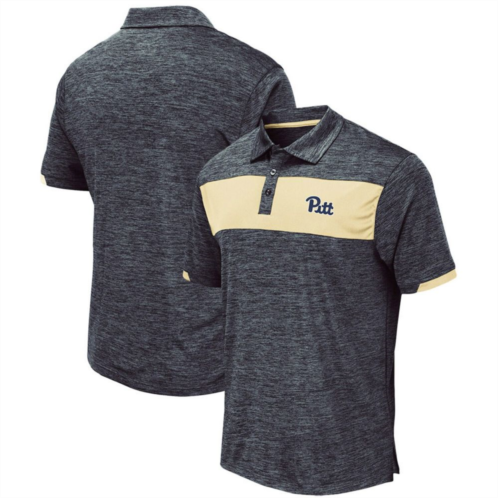 Mens Colosseum Navy Pitt Panthers Nelson Polo