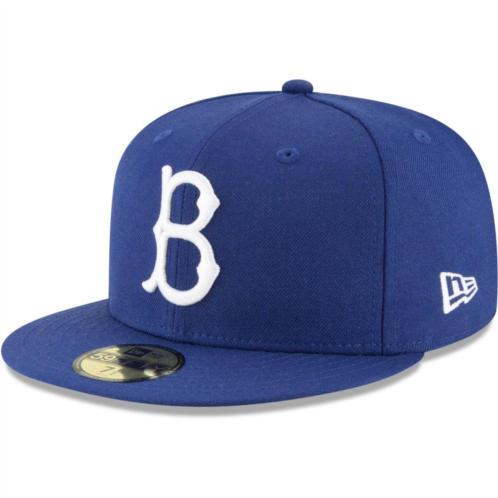 Mens New Era Royal Brooklyn Dodgers Cooperstown Collection Wool 59FIFTY Fitted Hat
