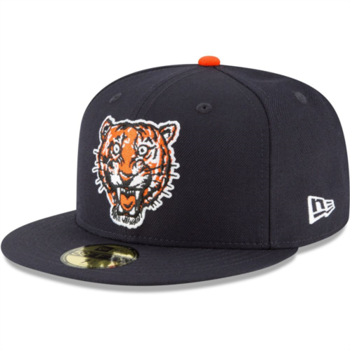 Mens New Era Navy Detroit Tigers Cooperstown Collection Wool 59FIFTY Fitted Hat