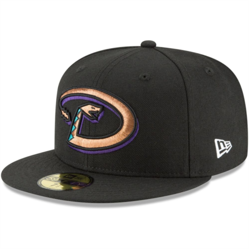 Mens New Era Black Arizona Diamondbacks Cooperstown Collection Wool 59FIFTY Fitted Hat