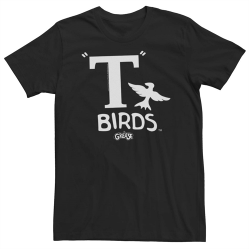 Licensed Character Mens Grease T Birds Stamp Logo Tee