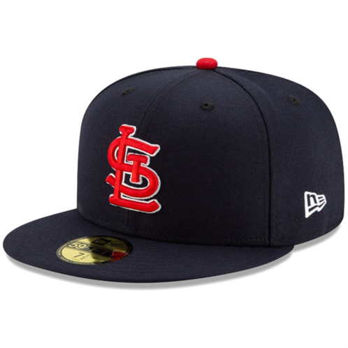 Mens New Era St. Louis Cardinals Navy Alternate Authentic Collection On-Field 59FIFTY Fitted Hat