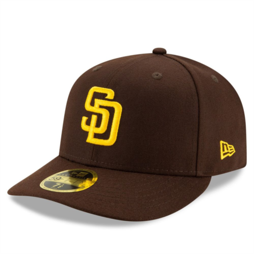 Mens New Era Brown San Diego Padres Authentic Collection On-Field Low Profile 59FIFTY Fitted Hat