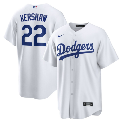Nitro USA Mens Nike Clayton Kershaw White Los Angeles Dodgers Home Replica Player Name Jersey