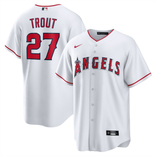 Mens Nike Mike Trout White Los Angeles Angels Home Replica Player Name Jersey