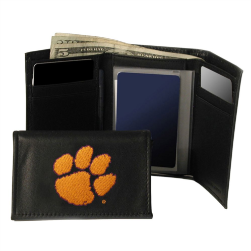 Kohls Clemson University Tigers Trifold Leather Wallet