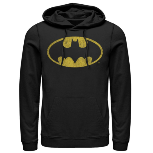 Mens DC Comics Batman Distressed Classic Logo Hoodie