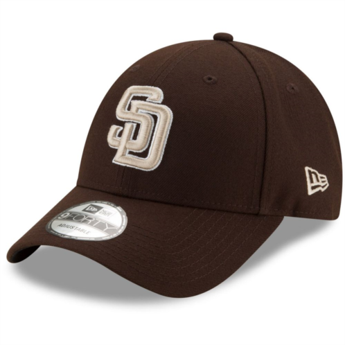 Mens New Era Brown San Diego Padres Alternate The League 9FORTY Adjustable Hat