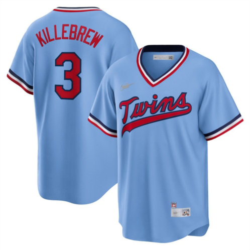 Mens Nike Harmon Killebrew Light Blue Minnesota Twins Road Cooperstown Collection Player Jersey