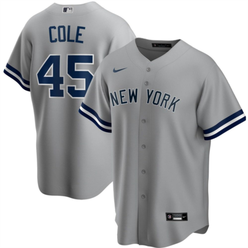 Mens Nike Gerrit Cole Gray New York Yankees Road Replica Player Name Jersey