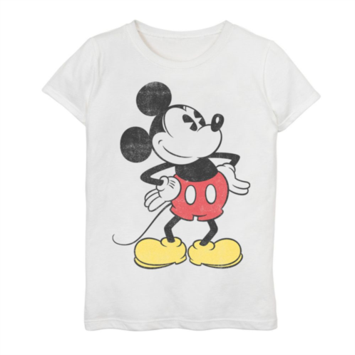 Disneys Mickey Mouse Girls 7-16 Hands on the Hip Pose Graphic Tee