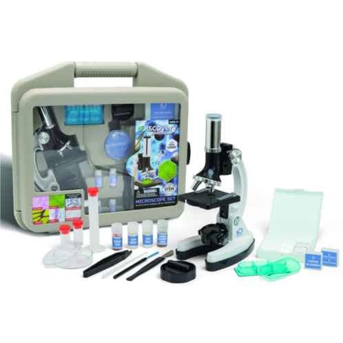 Discovery Mindblown Discovery #Mindblown Microscope Set 48-Piece with Durable Metal Framework
