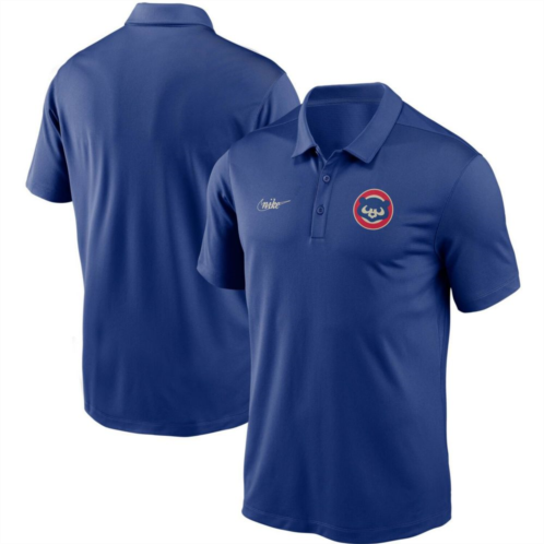 Mens Nike Royal Chicago Cubs Cooperstown Collection Logo Franchise Performance Polo