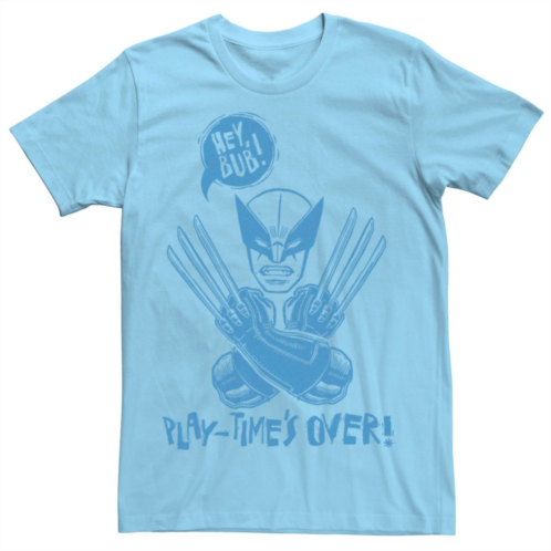 Mens Marvel Wolverine Play Times Over Tee