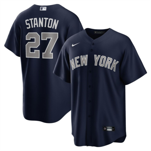 Nitro USA Mens Nike Giancarlo Stanton Navy New York Yankees Alternate Replica Player Jersey