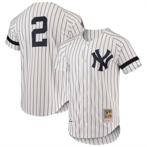 Mens Mitchell & Ness White New York Yankees Cooperstown Collection 1996 Authentic Home Jersey