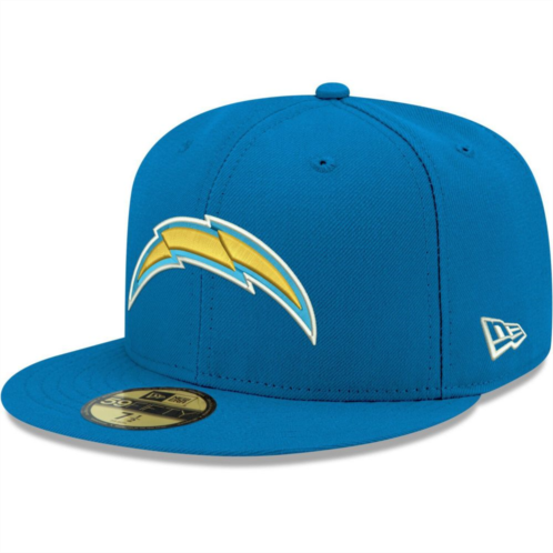 Mens New Era Powder Blue Los Angeles Chargers Omaha 59FIFTY Fitted Hat