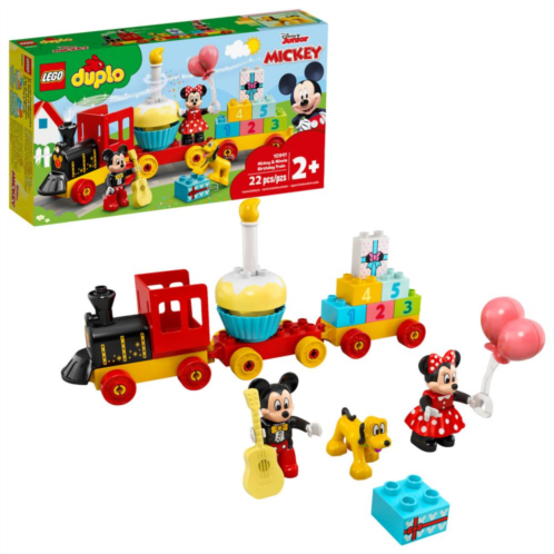 Disneys Mickey Mouse Mickey & Minnie Birthday Train LEGO Toy 10941 by LEGO DUPLO (22 Pieces)