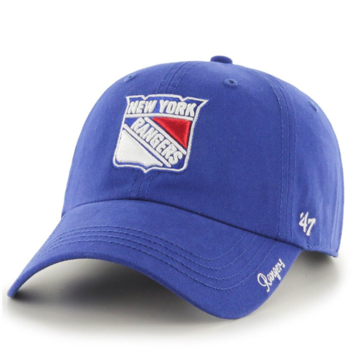 Unbranded Womens 47 Blue New York Rangers Team Miata Clean Up Adjustable Hat