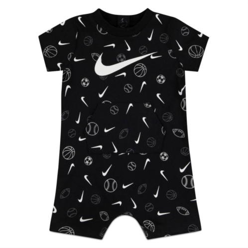 Baby Boy Nike Sports Graphics Logo Romper