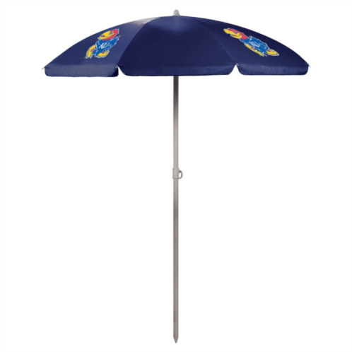 Picnic Time Kansas Jayhawks 5.5 Ft. Portable Beach Umbrella