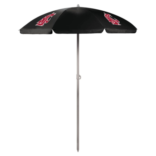Picnic Time Washington State Cougars 5.5 Ft. Portable Beach Umbrella