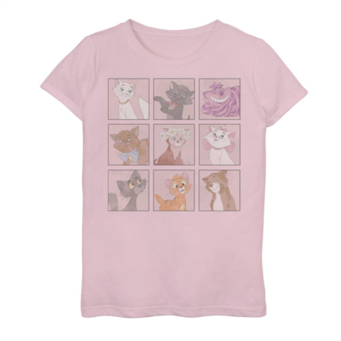 Disneys Mickey Mouse & Friends Girls 7-16 Cats Box Up Graphic Tee