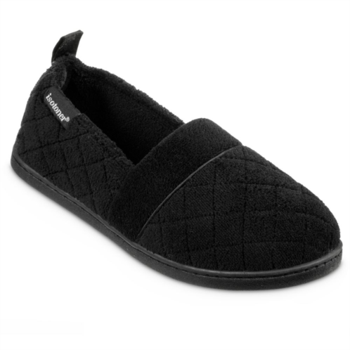 Womens isotoner Quilted Microterry Slip-On Slippers