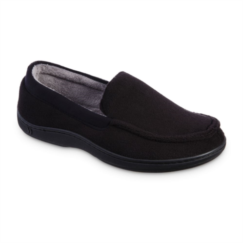 isotoner Jared Microterry Mens Moccasin Slippers