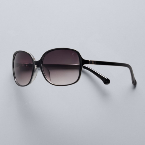 Womens Simply Vera Vera Wang 58mm Margot Rectangle Sunglasses