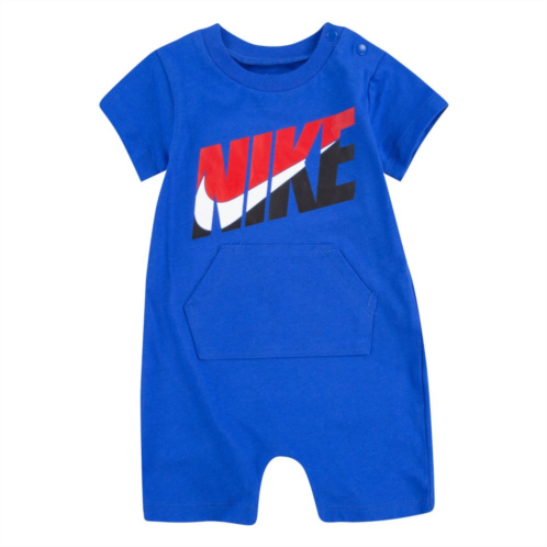Baby Boy Nike Colorblock Logo Romper