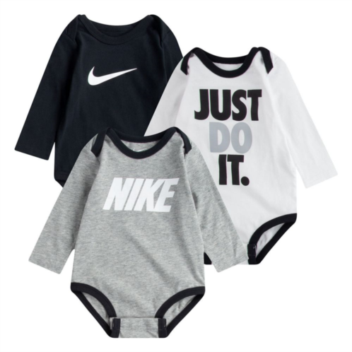 Baby Nike Just Do It. 3-Pack Bodysuits