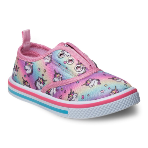 Laura Ashley Toddler Girls Unicorn Slip-On Sneakers