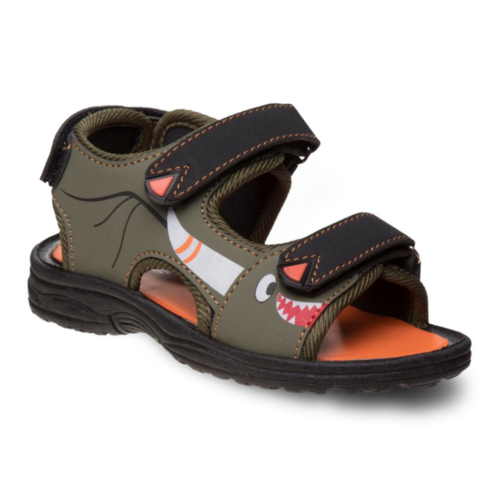 Rugged Bear Toddler Boys Dinosaur Sport Sandals