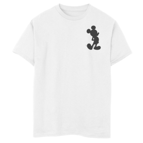 Disneys Mickey Mouse & Friends Boys 8-20 Mickey & Minnie 28 Front & Back Graphic Tee