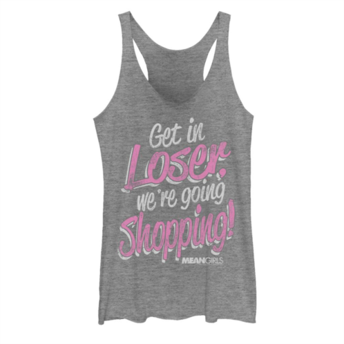 Licensed Character Juniors Mean Girls Get In Loser Were Going Shopping Tank Top