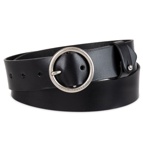 Womens & Plus Levis Circular Center Buckle Leather Belt