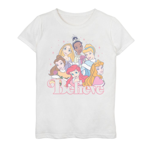 Girls 7-16 Disney Princesses Believe Graphic Tee
