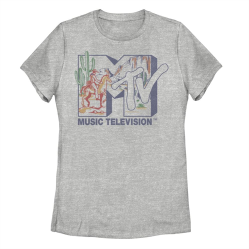 Licensed Character Juniors MTV Music Television Pineapple Logo Tee