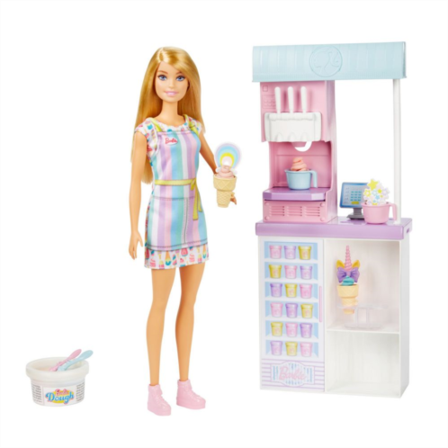 Barbie Ice Cream Shop Doll and Accessories Playset