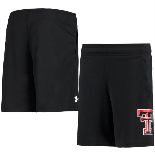 Youth Under Armour Black Texas Tech Red Raiders Tech Shorts
