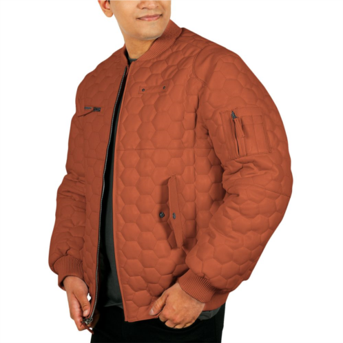 Franchise Club Mens Franchise Ace Quilted Leather Jacket