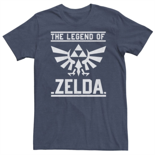 Big & Tall Nintendo The Legend Of Zelda Hyrule Crest Box Tee
