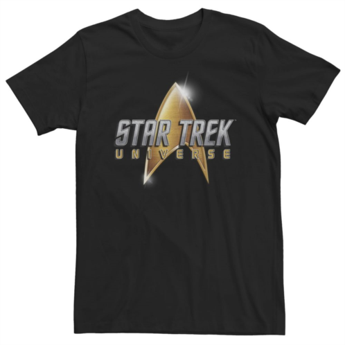 Licensed Character Big & Tall Star Trek Universe Large Chest Logo Tee
