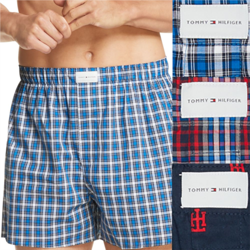 Mens Tommy Hilfiger 3-pack Cotton Classics Woven Boxers