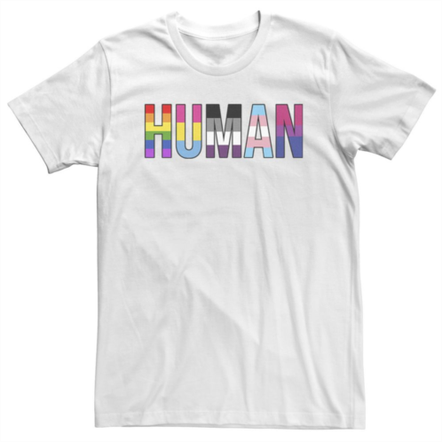 Licensed Character Big & Tall Fifth Sun Human Colorful Text Tee