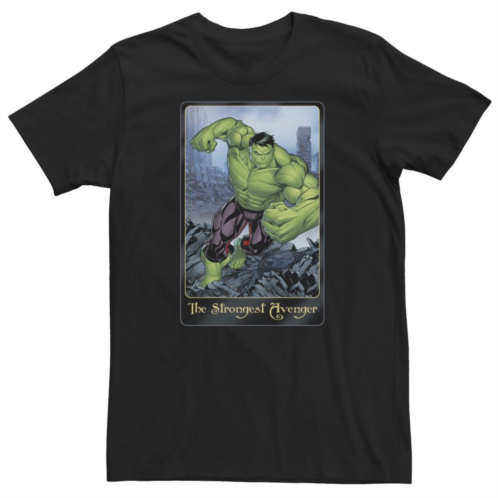Licensed Character Big & Tall Marvel Strongest Avenger Incredible Hulk Tee
