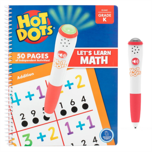 Educational Insights Hot Dots Lets Learn Kindergarten Math Interactive Book!